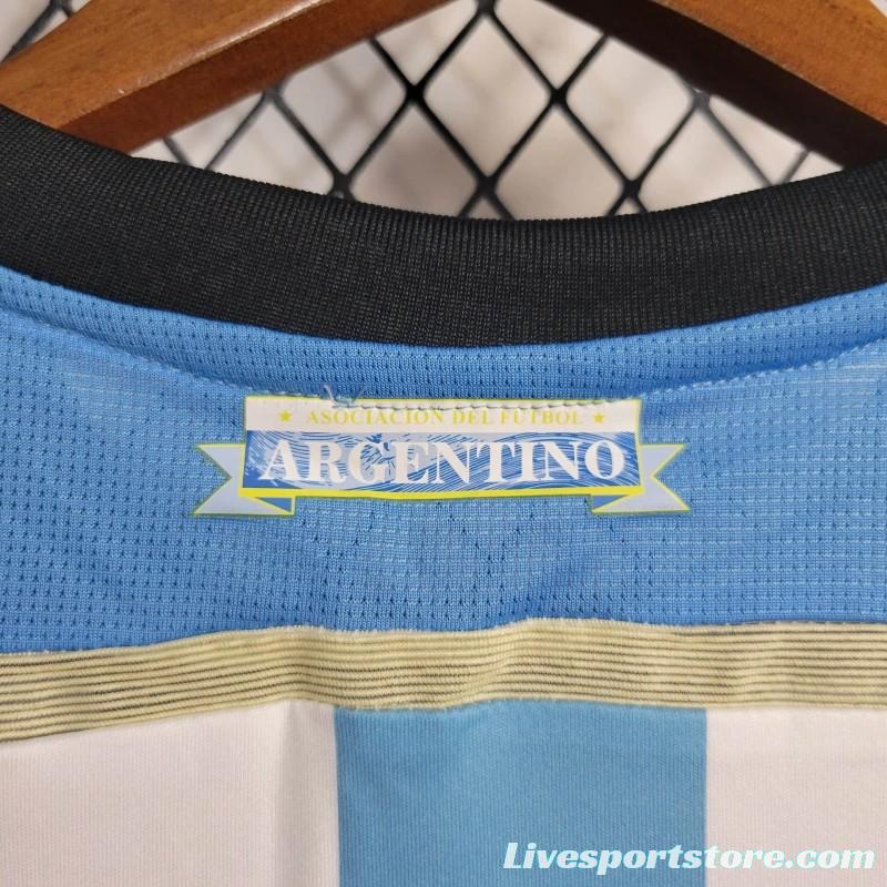 Retro 2014 Argentina Home Jersey