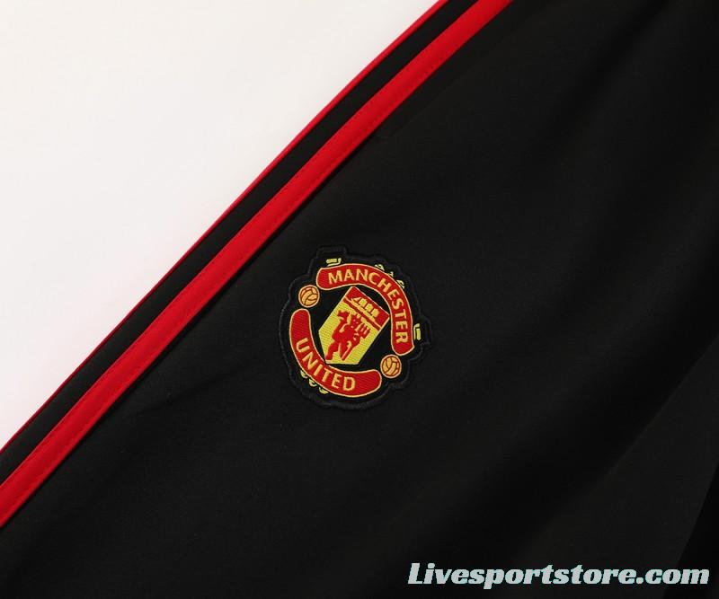 24/25 Manchester United Red Full Zipper Jacket +Long Pants