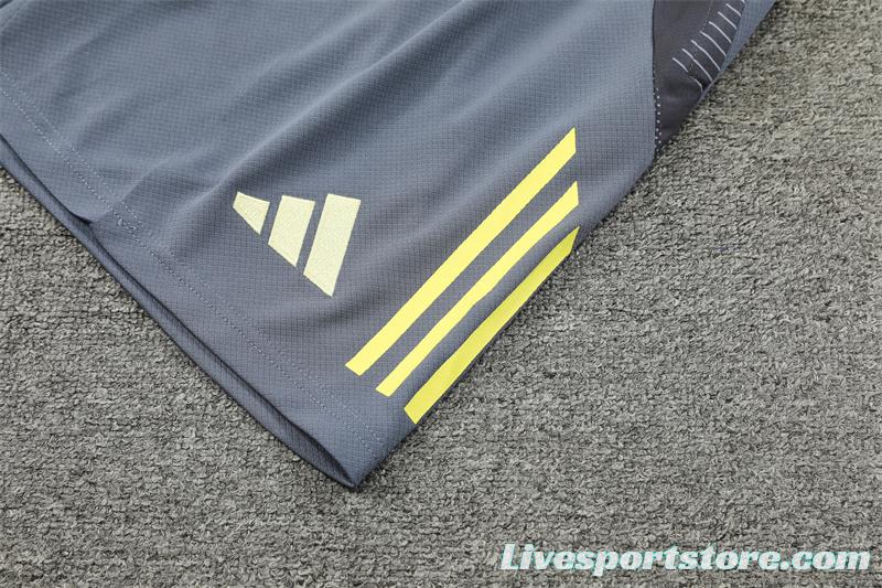 24/25 Juventus Yellow Short Sleeve Jersey+Shorts