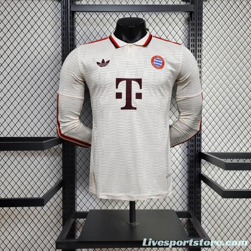 24/25 Player Version Bayern Munich Third Long Sleeve Jersey