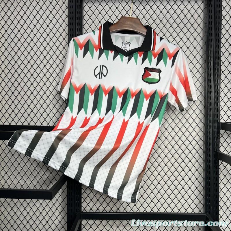 24/25 CD Palestino x Hypepeace White Jersey S-XXXXL