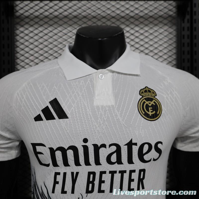 Player Version 24/25 Real Madrid Dragon White Special Jersey