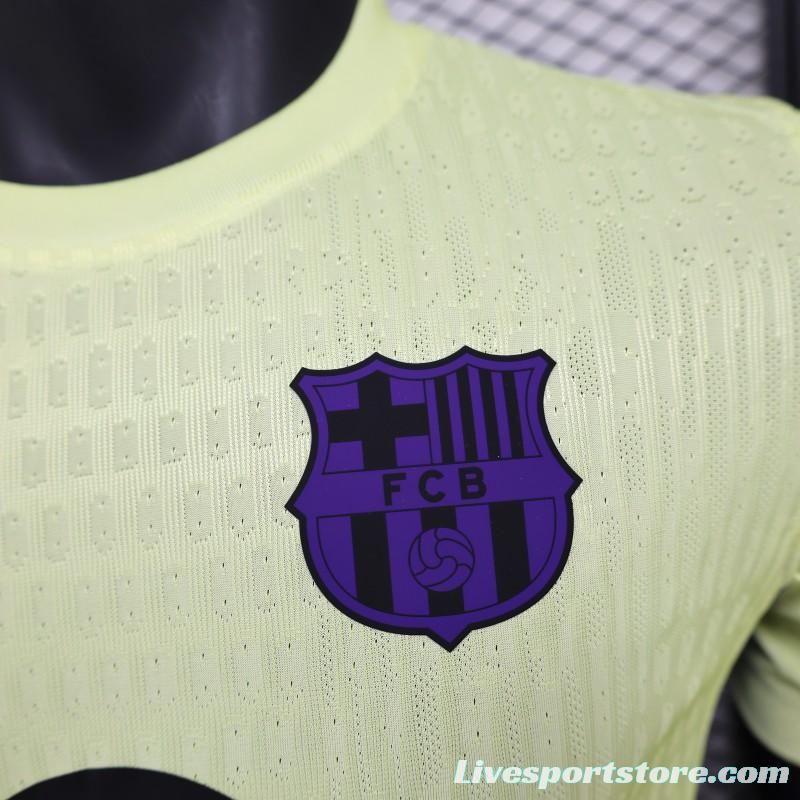 Player Version 24/25 Barcelona 125Th Yellow Special Jersey