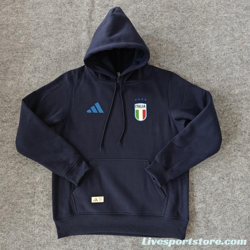 2024 Italy Navy/Red/Black/Beige/Grey Hoodie WIth Black Badge