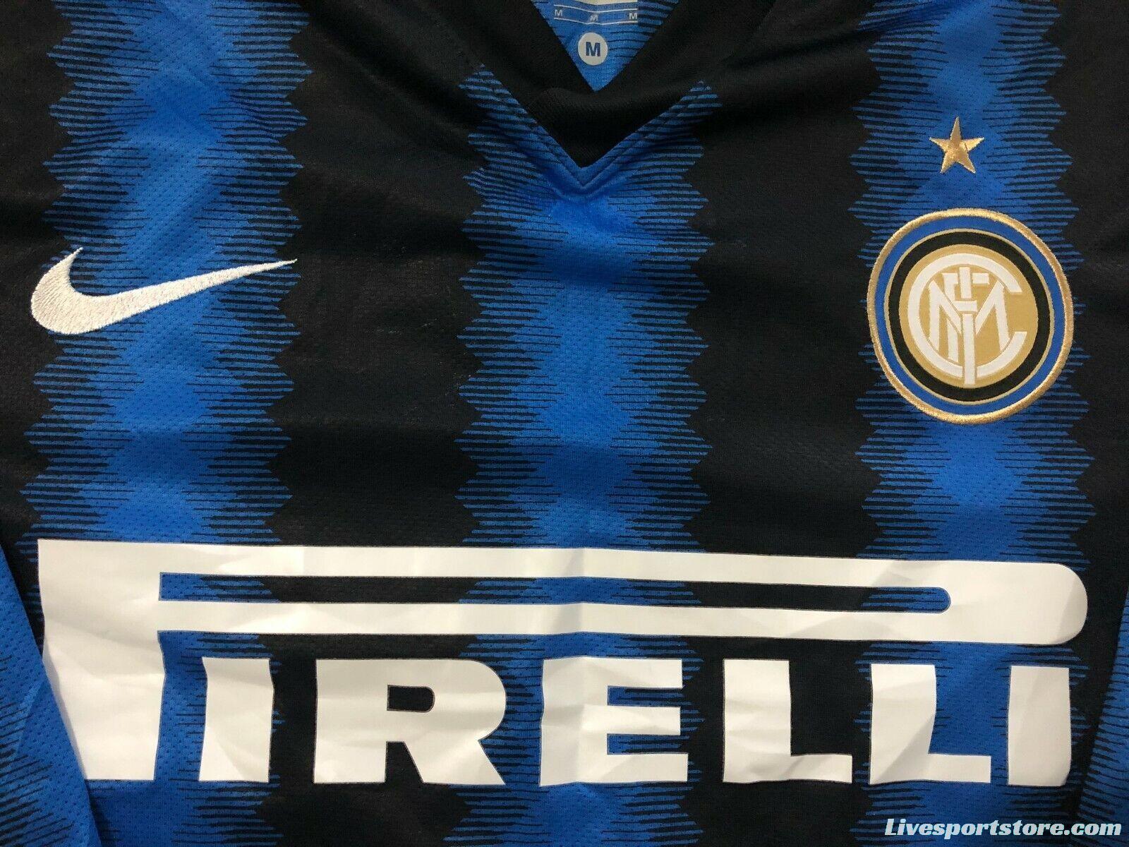 Retro 10/11 Inter Milan Home Long Sleeve Jersey