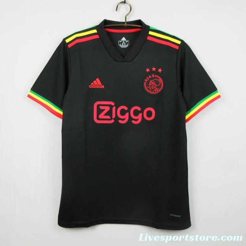 Retro 21/22 Ajax Third Black Jersey