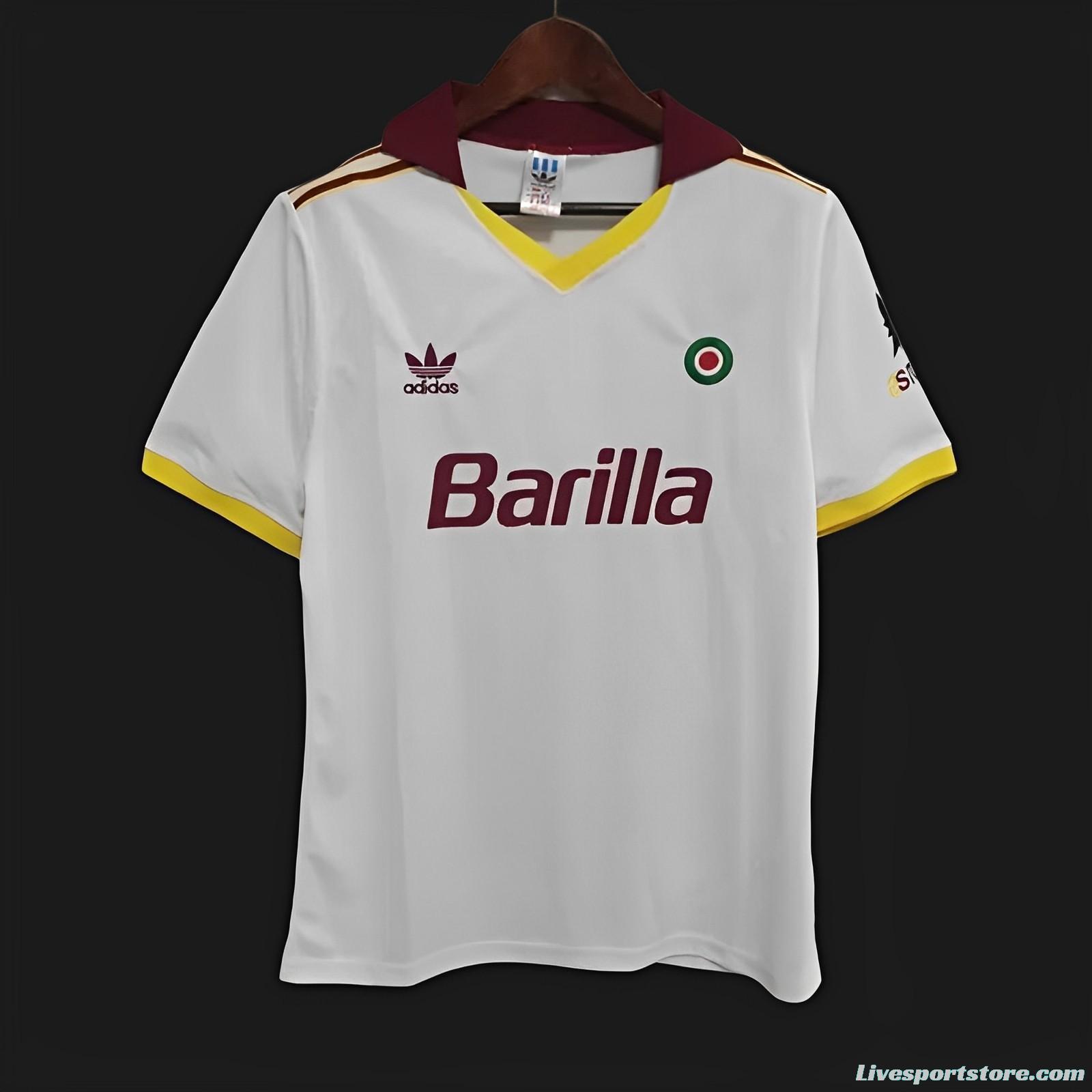 Retro 91/92 Roma Away White Jersey