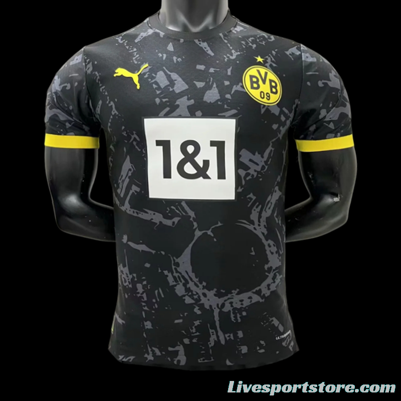 Player Version 23/24 Borussia Dortmund Away Black Jersey