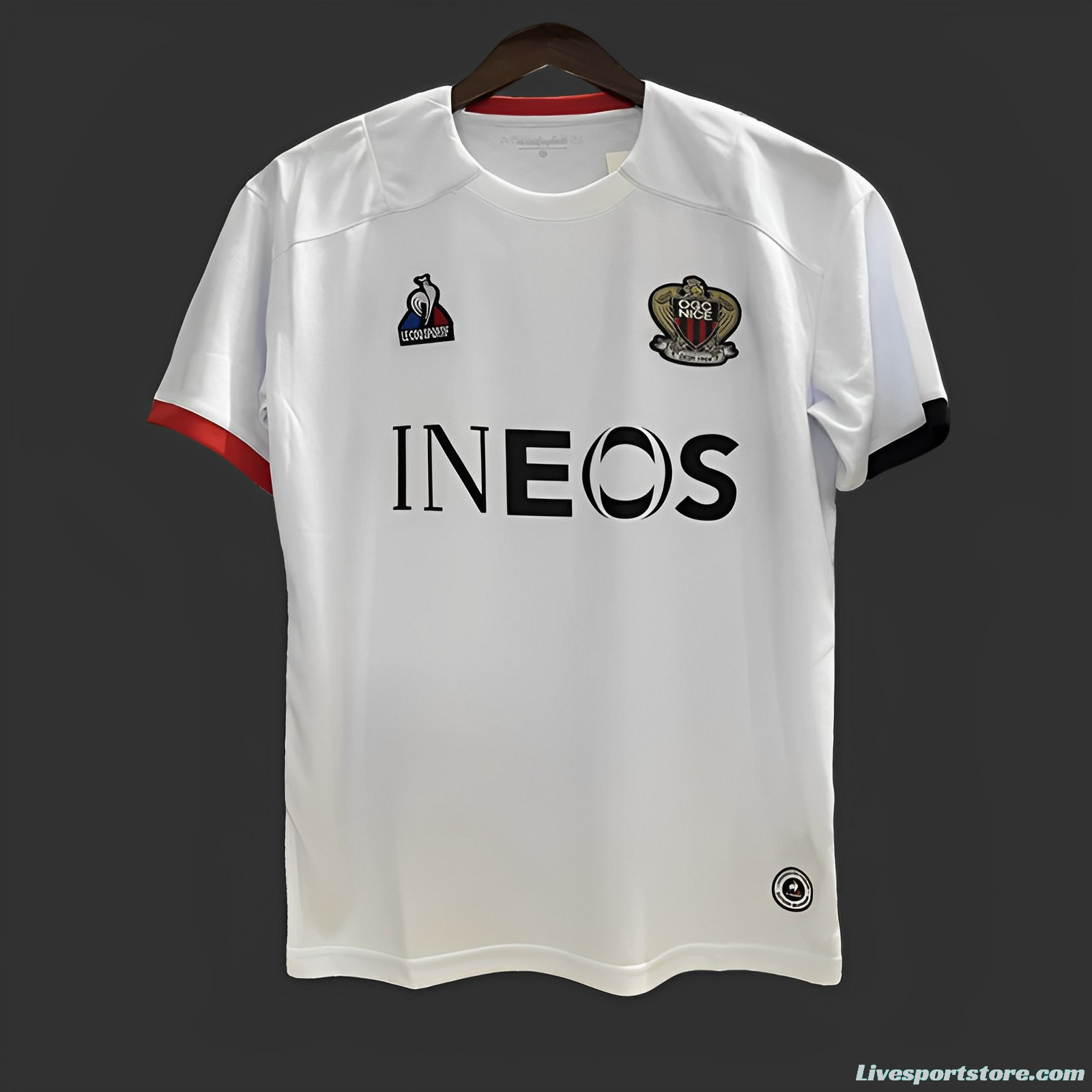 23/24 OGC Nice Away White Jersey