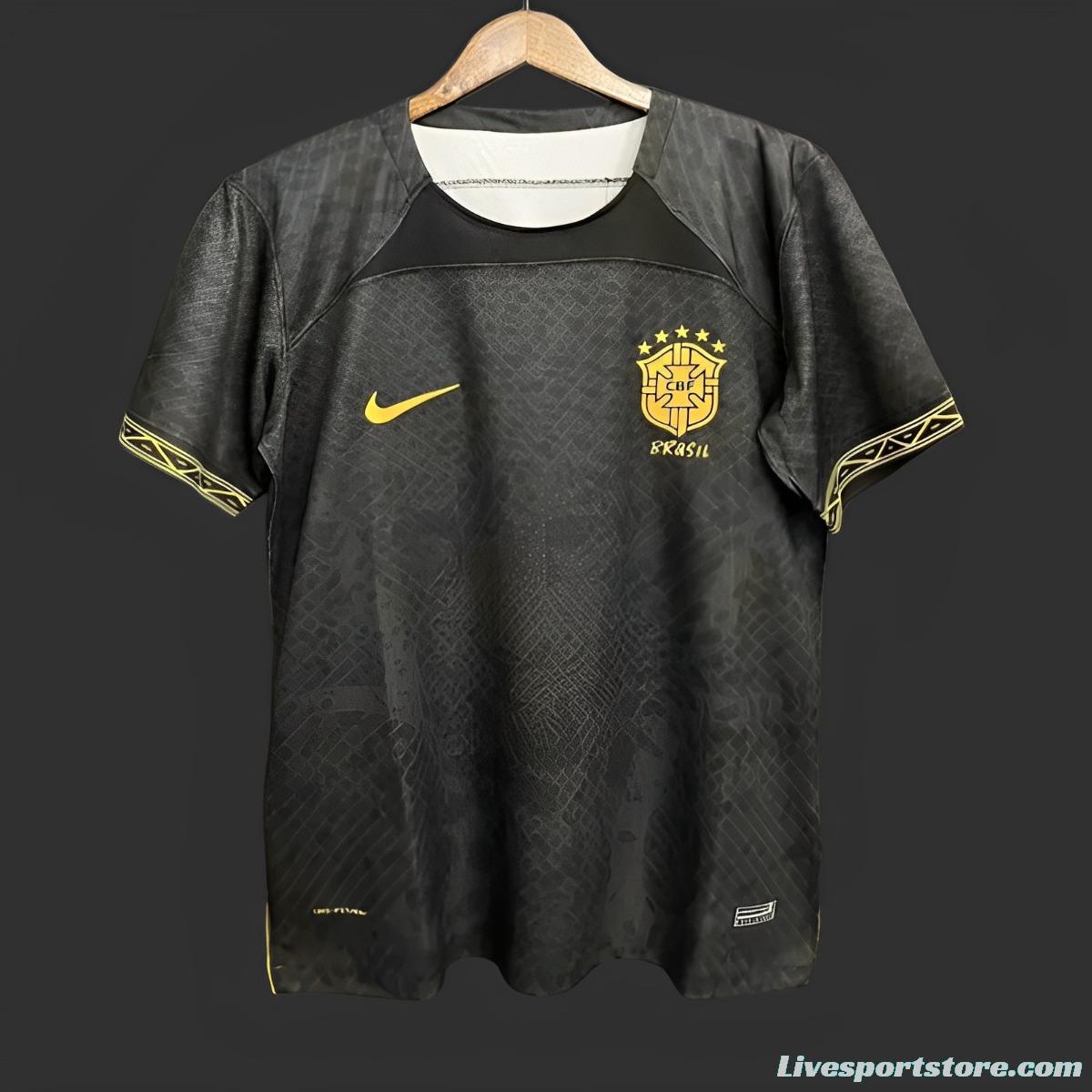 2023 Brazil Black Special Training Jersey