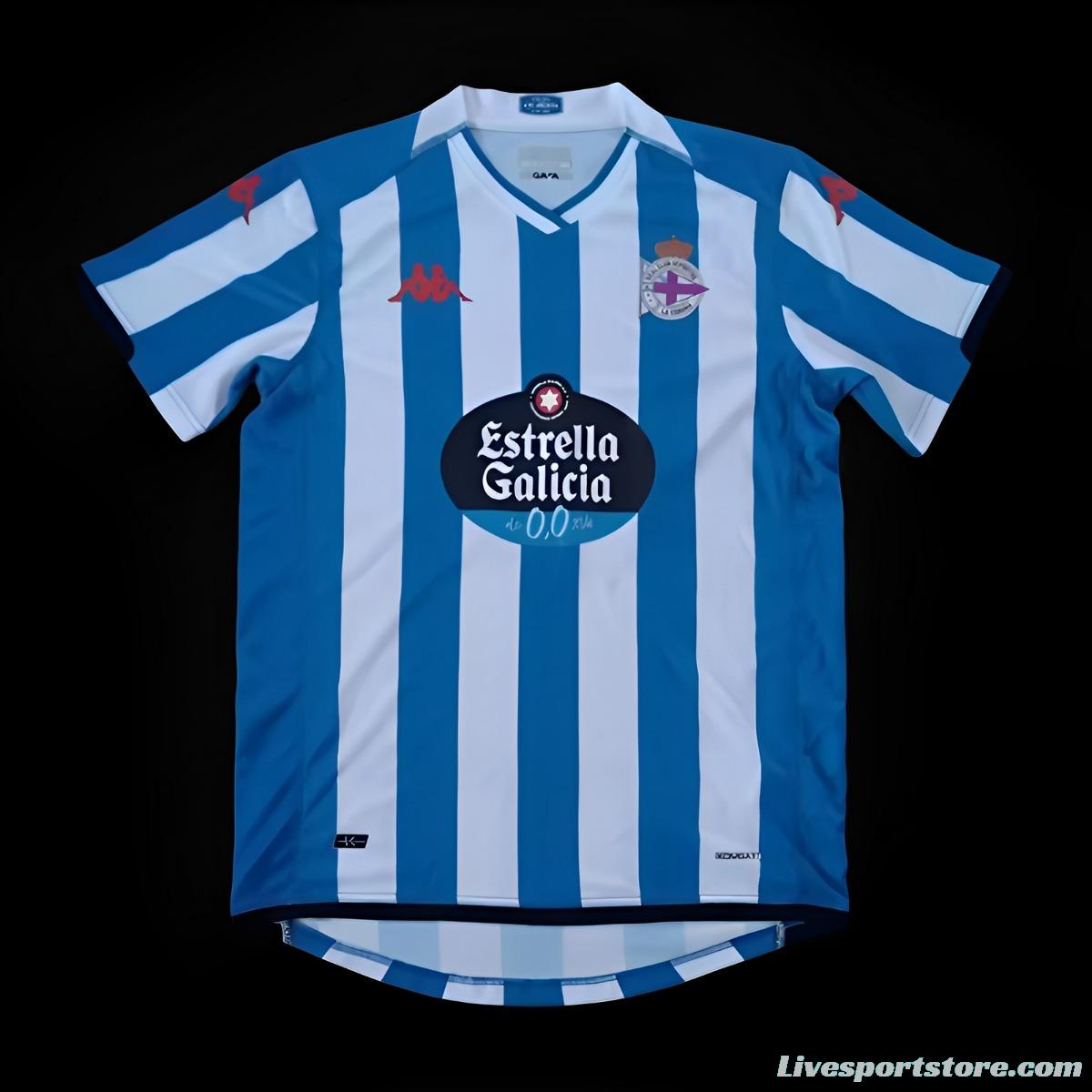 23/24 Deportivo La Coruna Home Jersey