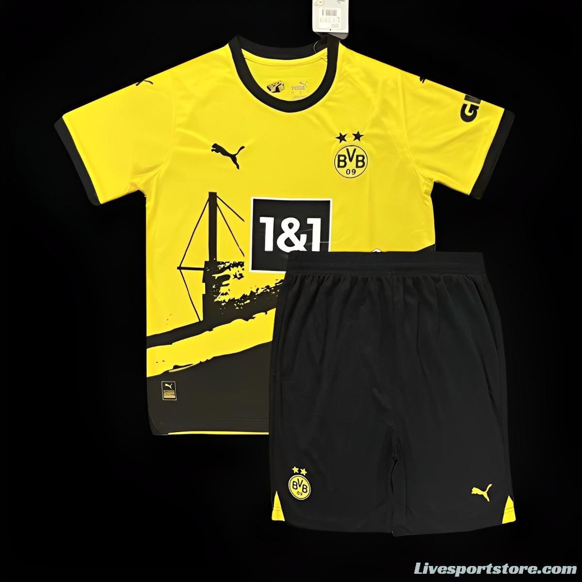 23/24 Kids Borussia Dortmund Home Jersey