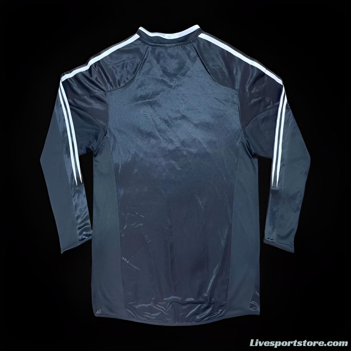 Retro 04/05 Real Madrid Third Black Long Sleeve Jersey