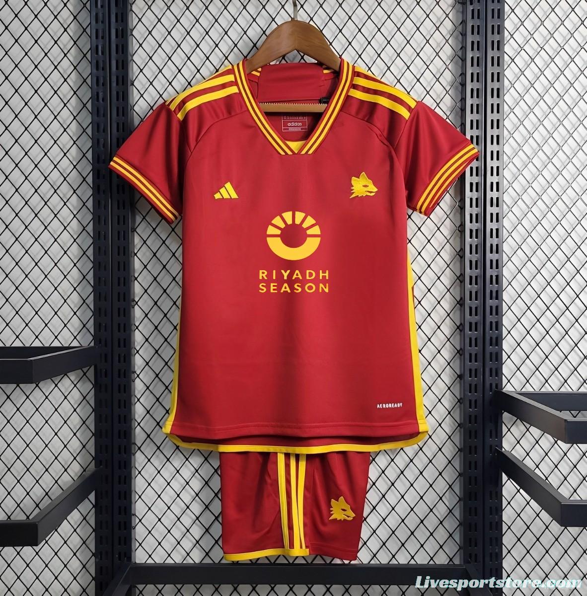 23/24 Kids Roma Home Jersey