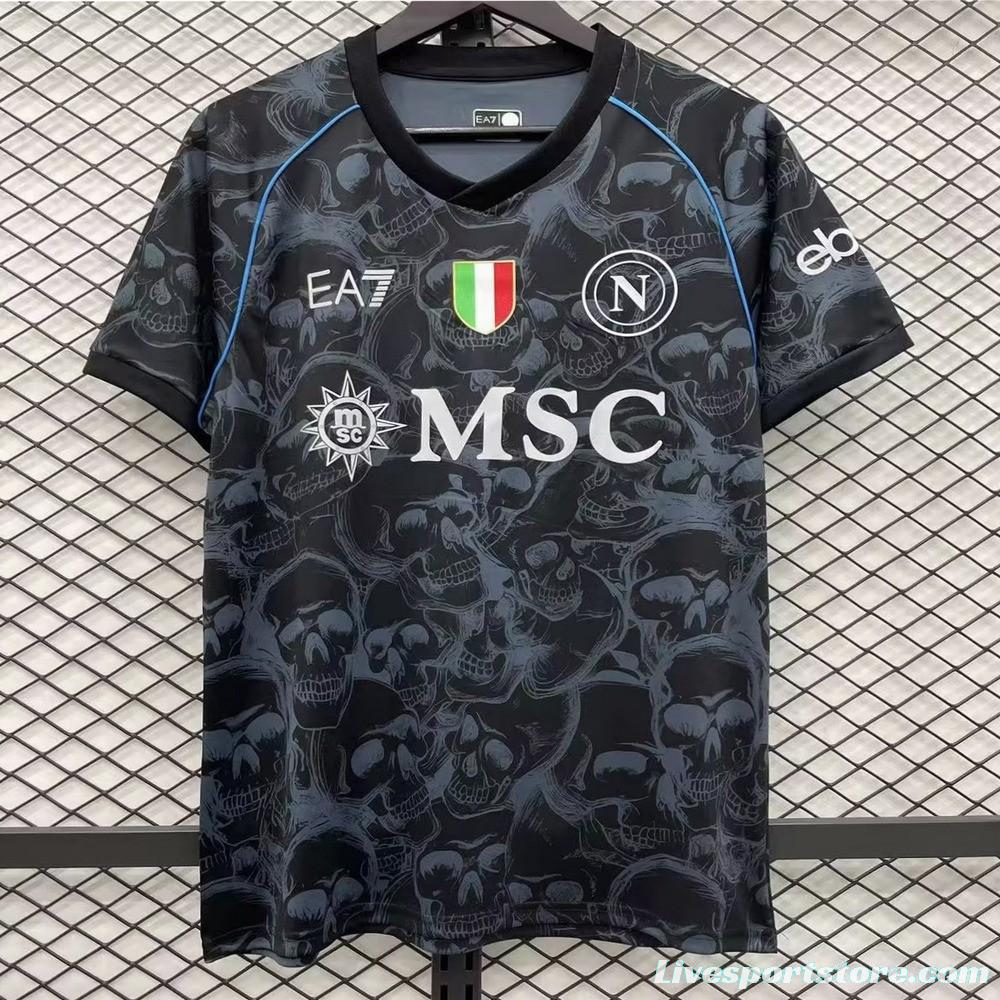 23/24 Napoli Halloween Black Jersey