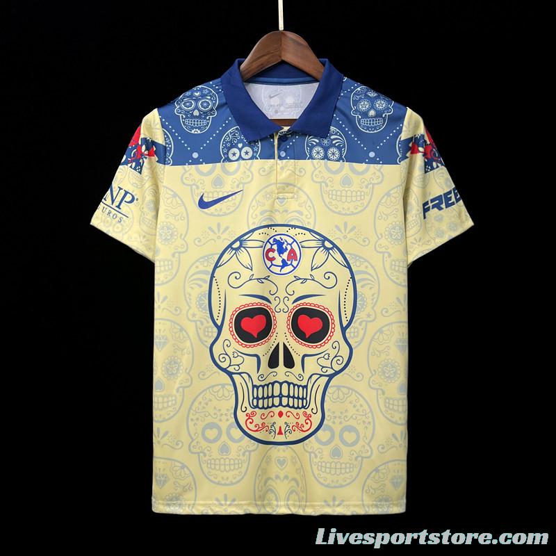 23/24 Club America Yellow Day of the Dead Special Jersey