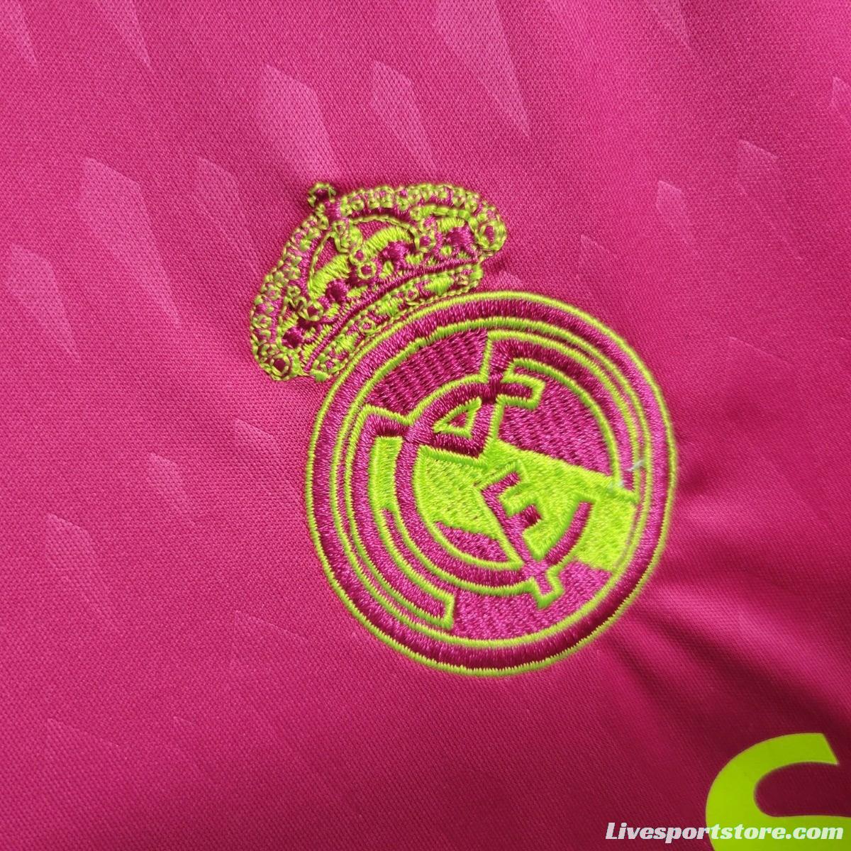 23-24 Real Madrid Goalkeeper Pink Jersey