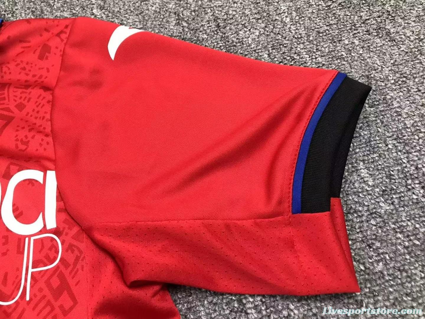 23/24 Atalanta Third Red Jersey