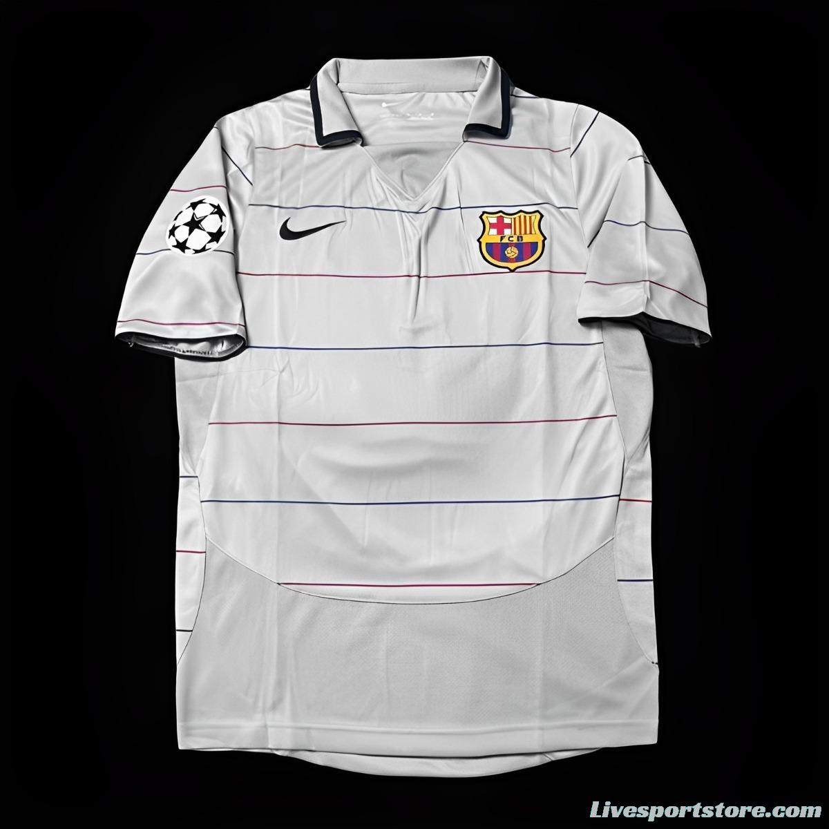 Retro 03/04 Barcelona Away Jersey