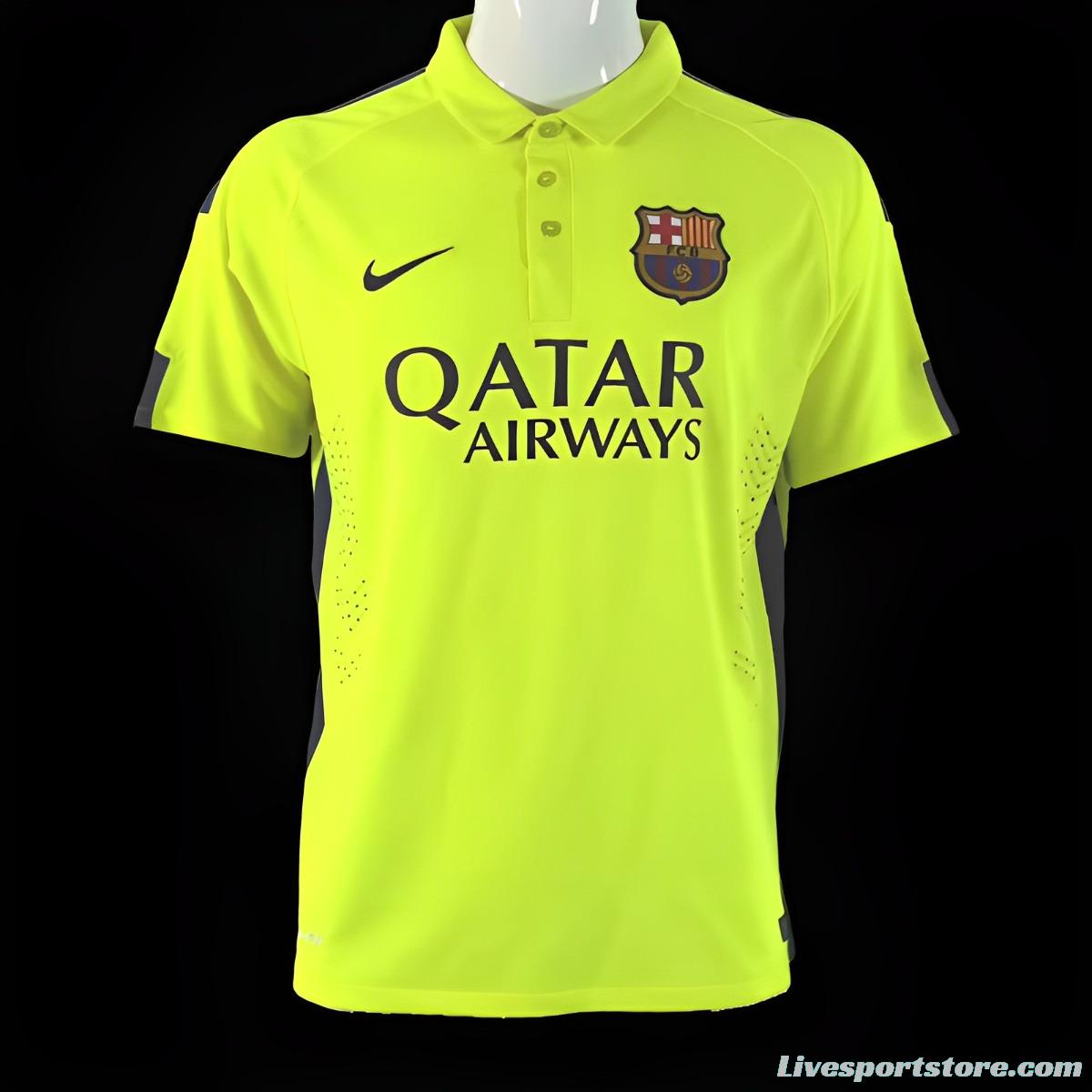 Retro 14/15 Barcelona Third Green Jersey