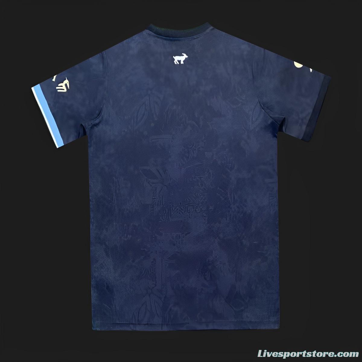 4 Stars 2023 Uruguay x La Pulga Navy Special Jersey