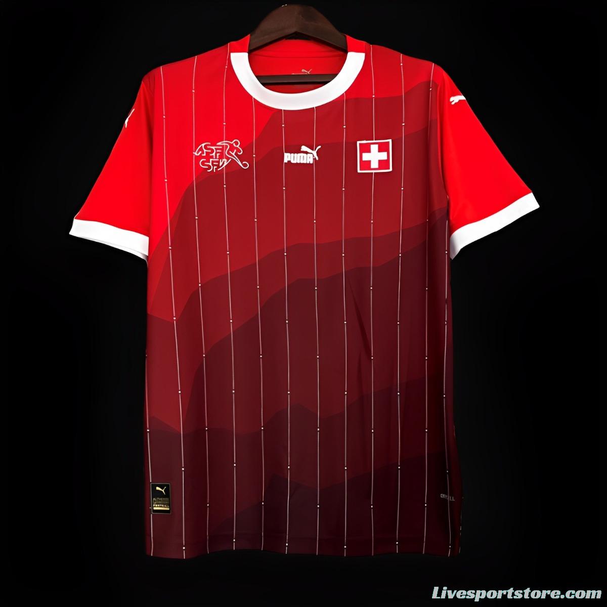 2023 Switzerland Home Jersey