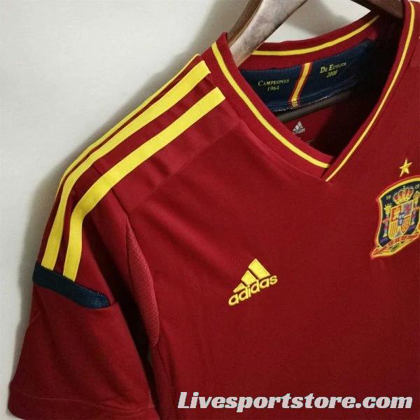 Retro 2012 Spain Home Jersey