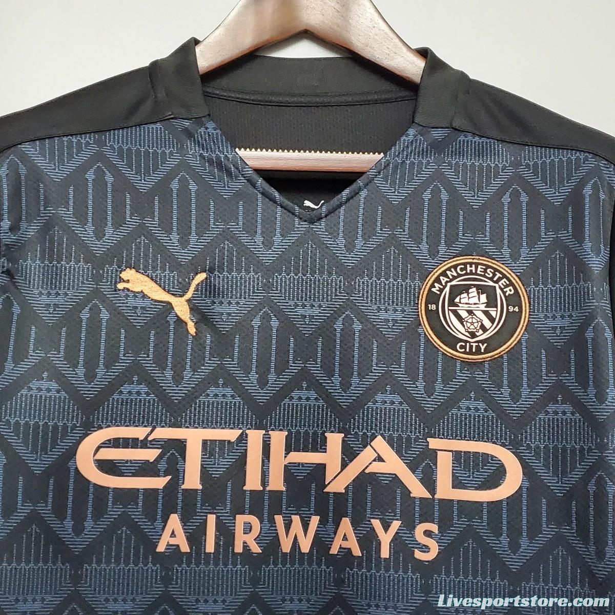 Retro 20/21 Manchester City Away Black Jersey