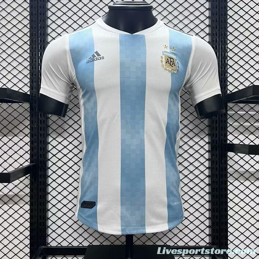 Player Version 2018 Argentina Home Jersey