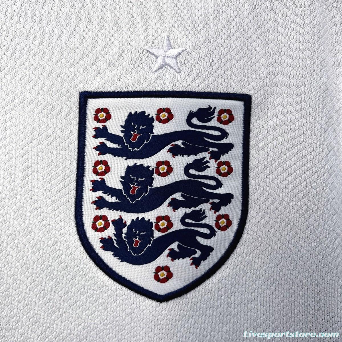 2024 England Home White Jersey