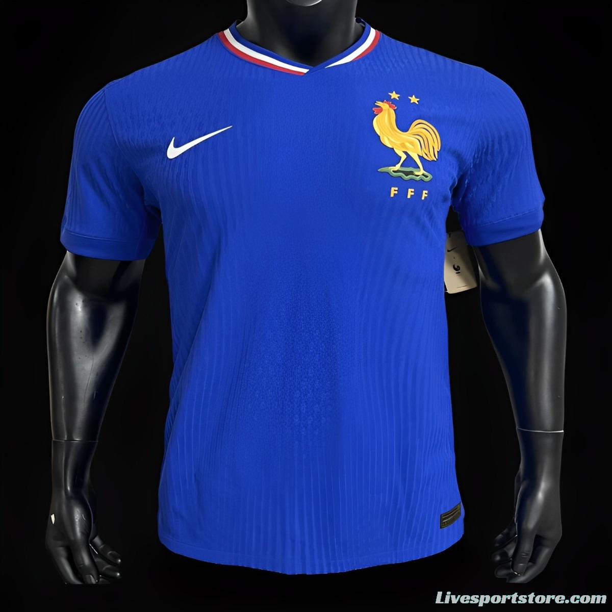 Player Version 2024 France Home Jersey