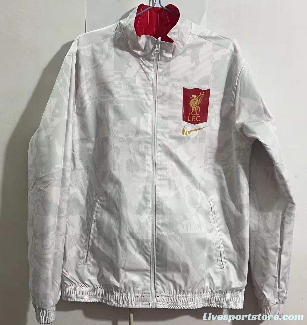 24/25 Liverpool Red/White Reversible Full Zipper Jacket