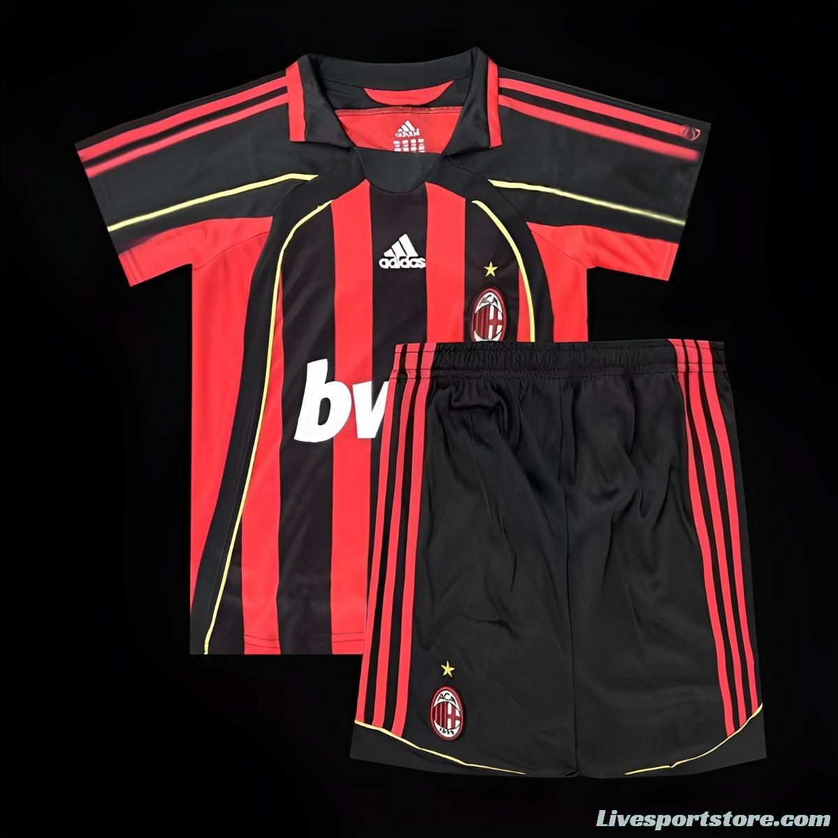 Retro 06/07 AC Milan Home Jersey