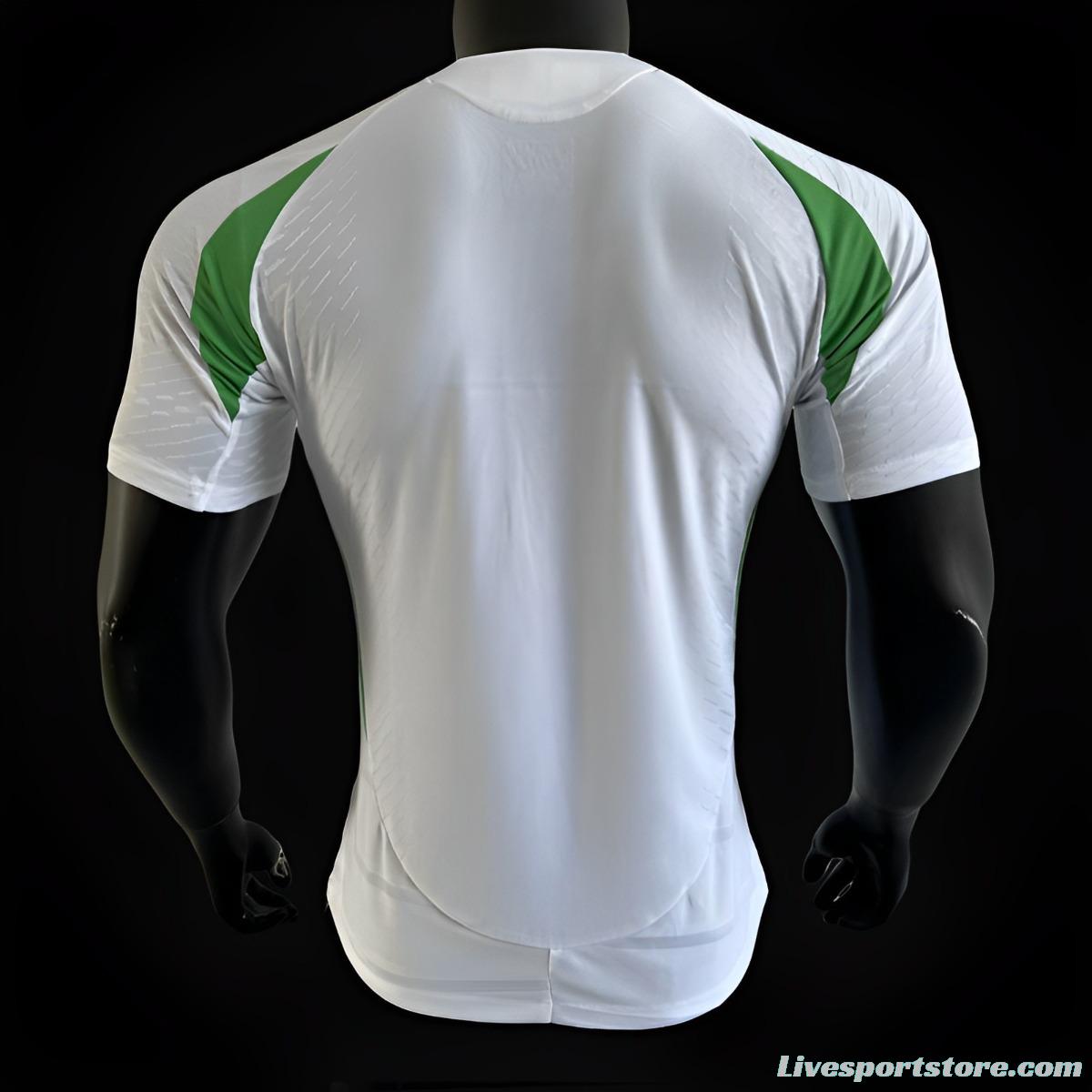 Player Version 2024 Saudi Arabia Away White Jersey