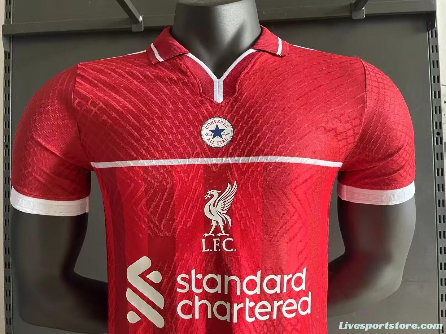 Player Version Liverpool x Converse Home Special Jersey