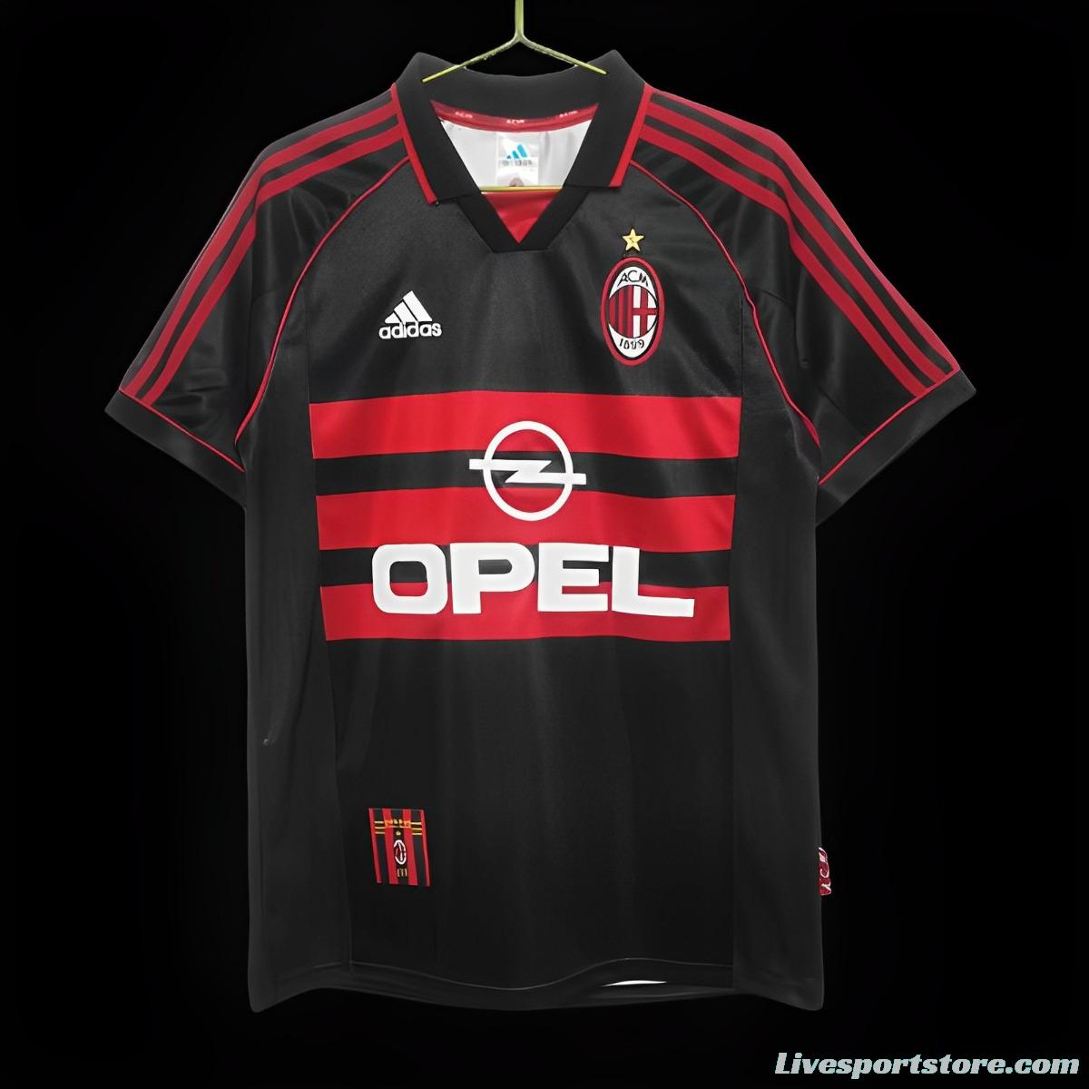 Retro 1998/99 AC Milan Third Jersey