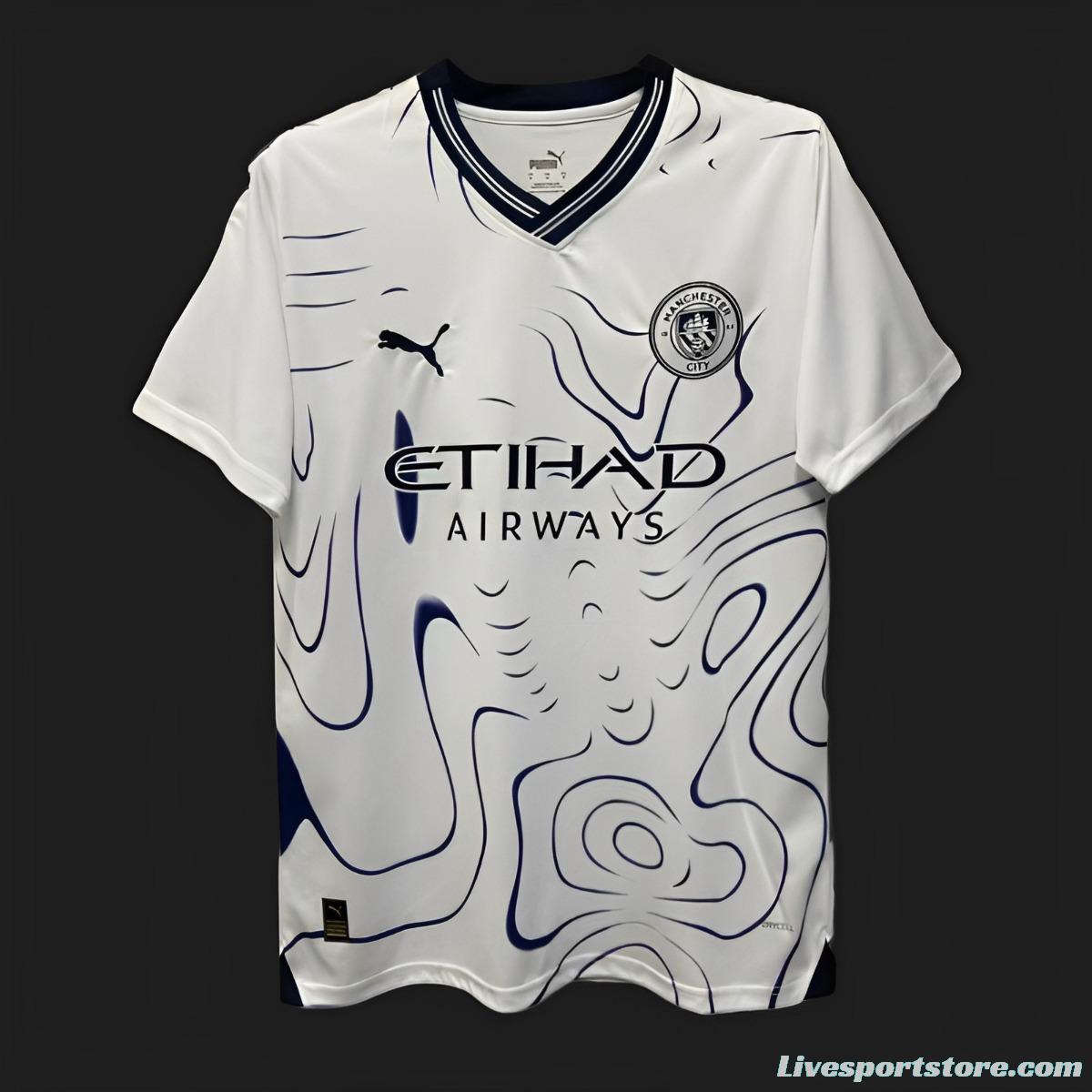 24/25 Manchester City Away White Jersey