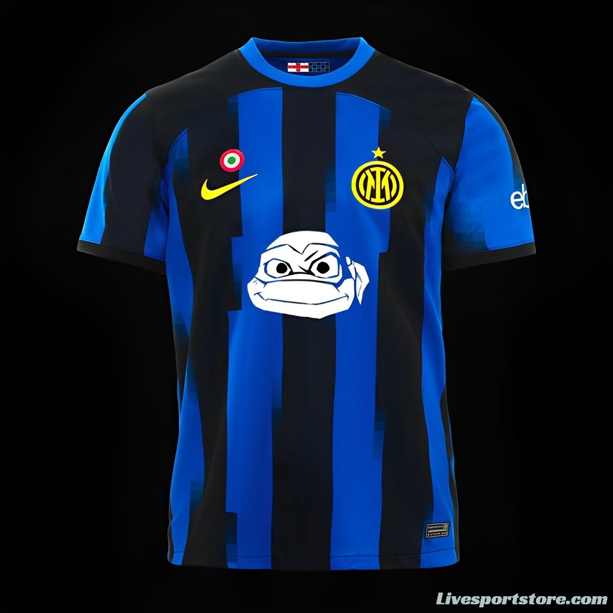 23/24 Inter Milan Home Ninja Turtles Special Jersey