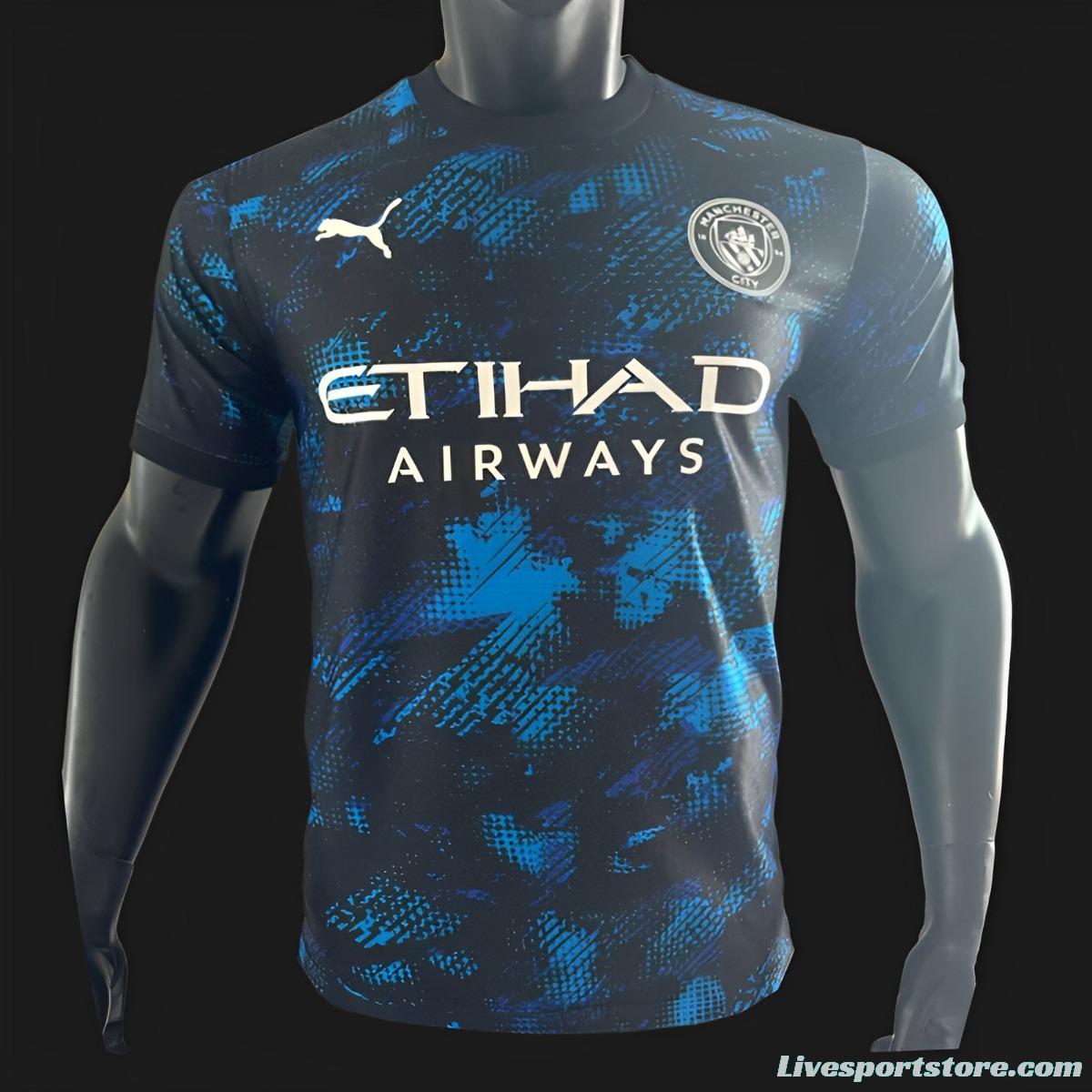 Player Version 23/24 Manchester City Blue Training Jersey