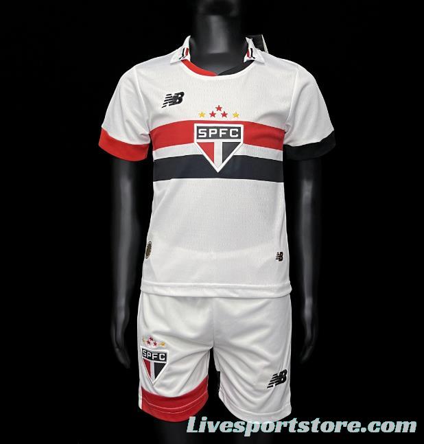 24/25 Kids Sao Paulo Home Jersey