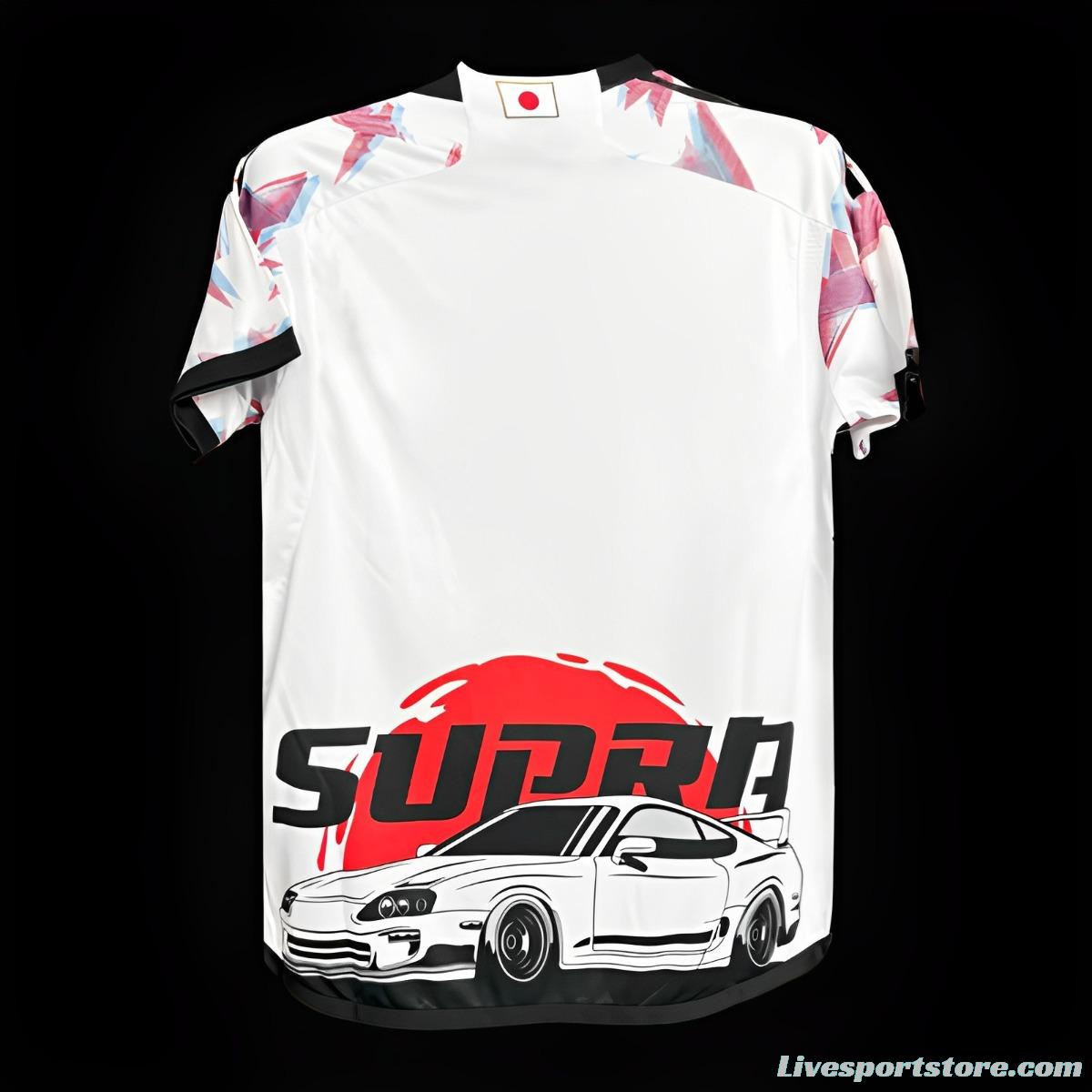 2022 Japan Away White Supra Car Jersey