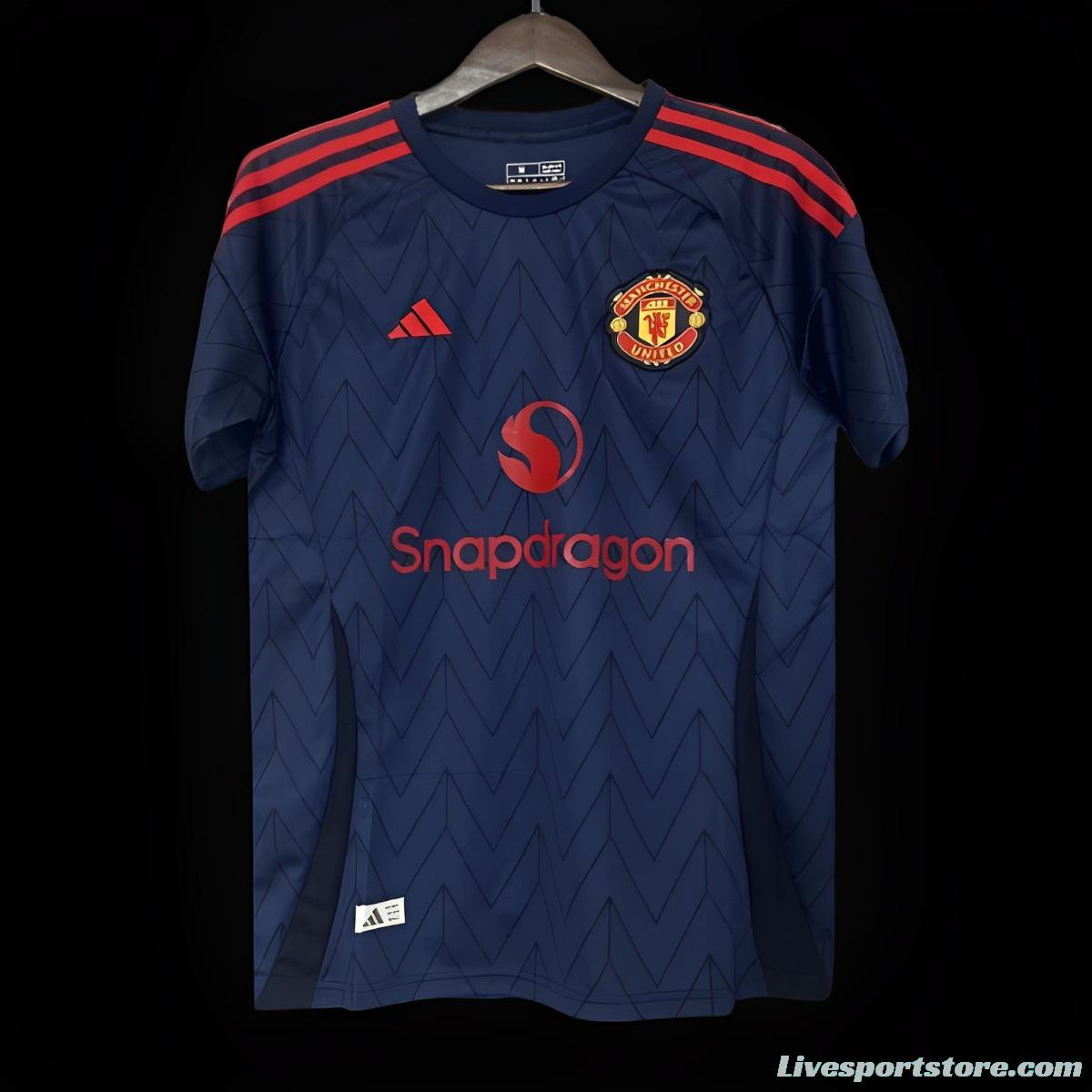 24/25 Manchester United Away Navy Jersey