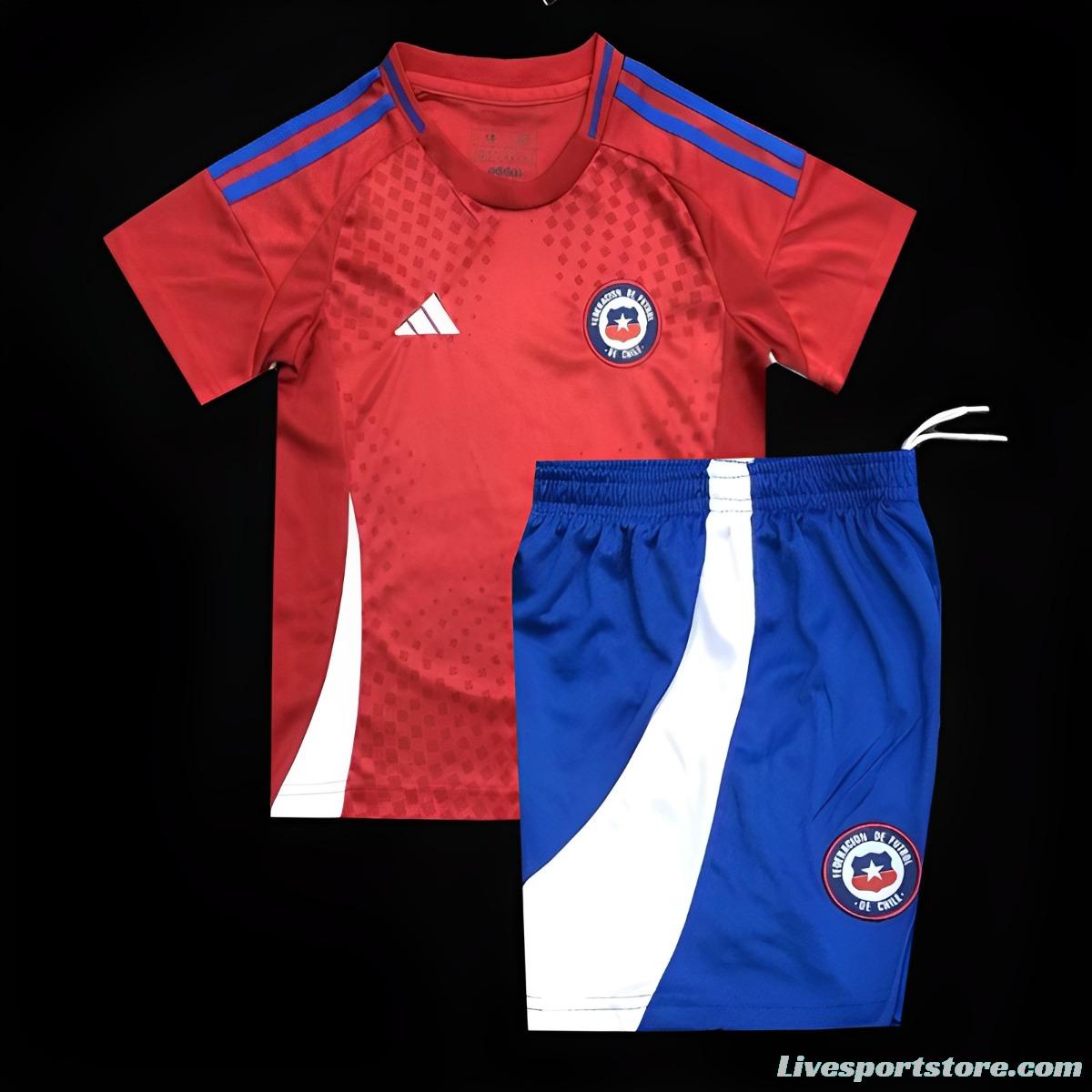 2024 Kids Chile Home Jersey