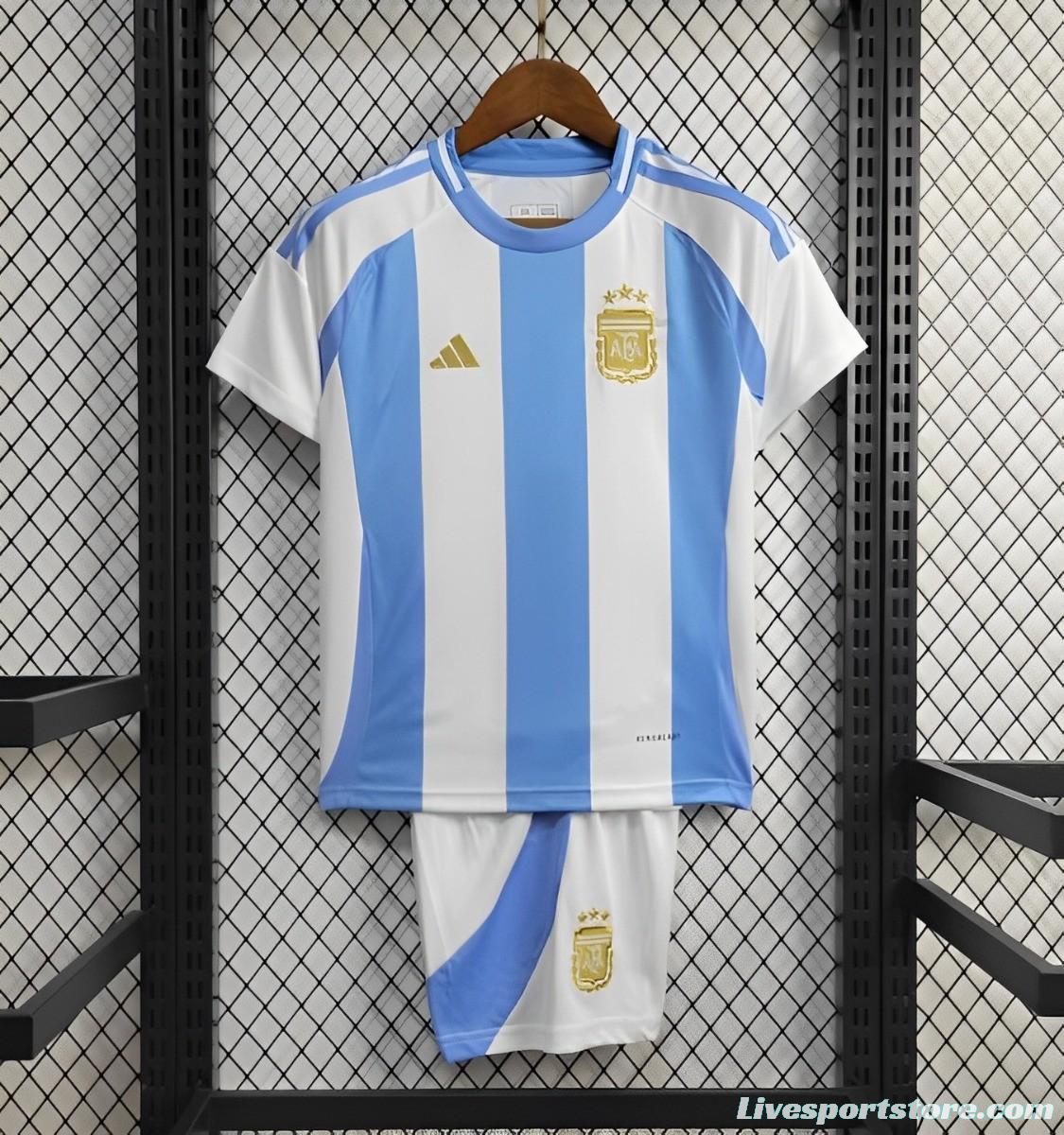 2024 Kids Argentina Home Jersey