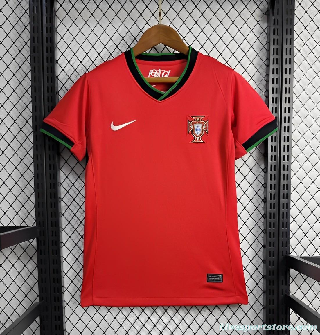 2024 Women Portugal Home Jersey