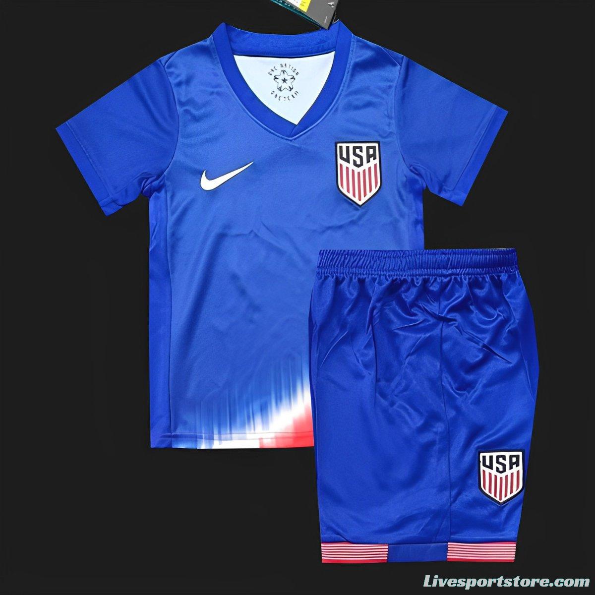 2024 Kids USA Away Jersey