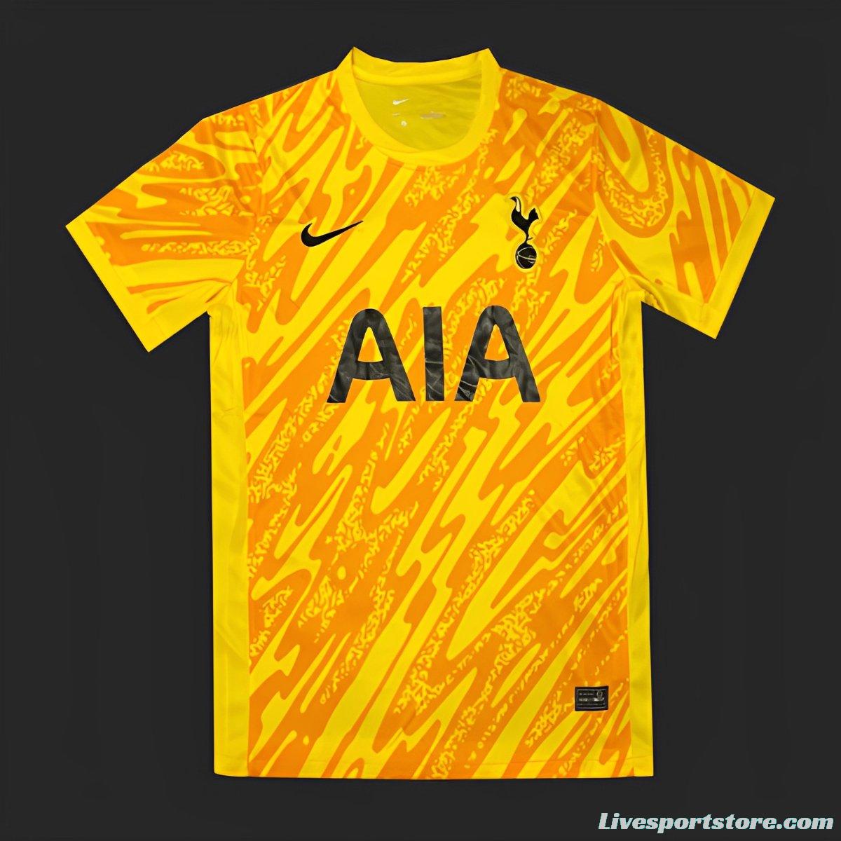 23/24 Tottenham Hotspur Yellow Goalkeeper Jersey