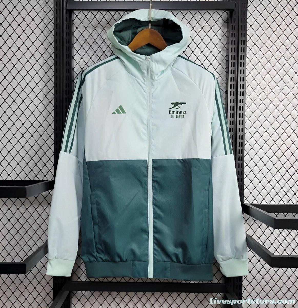 24/25 Arsenal Green Windbreaker