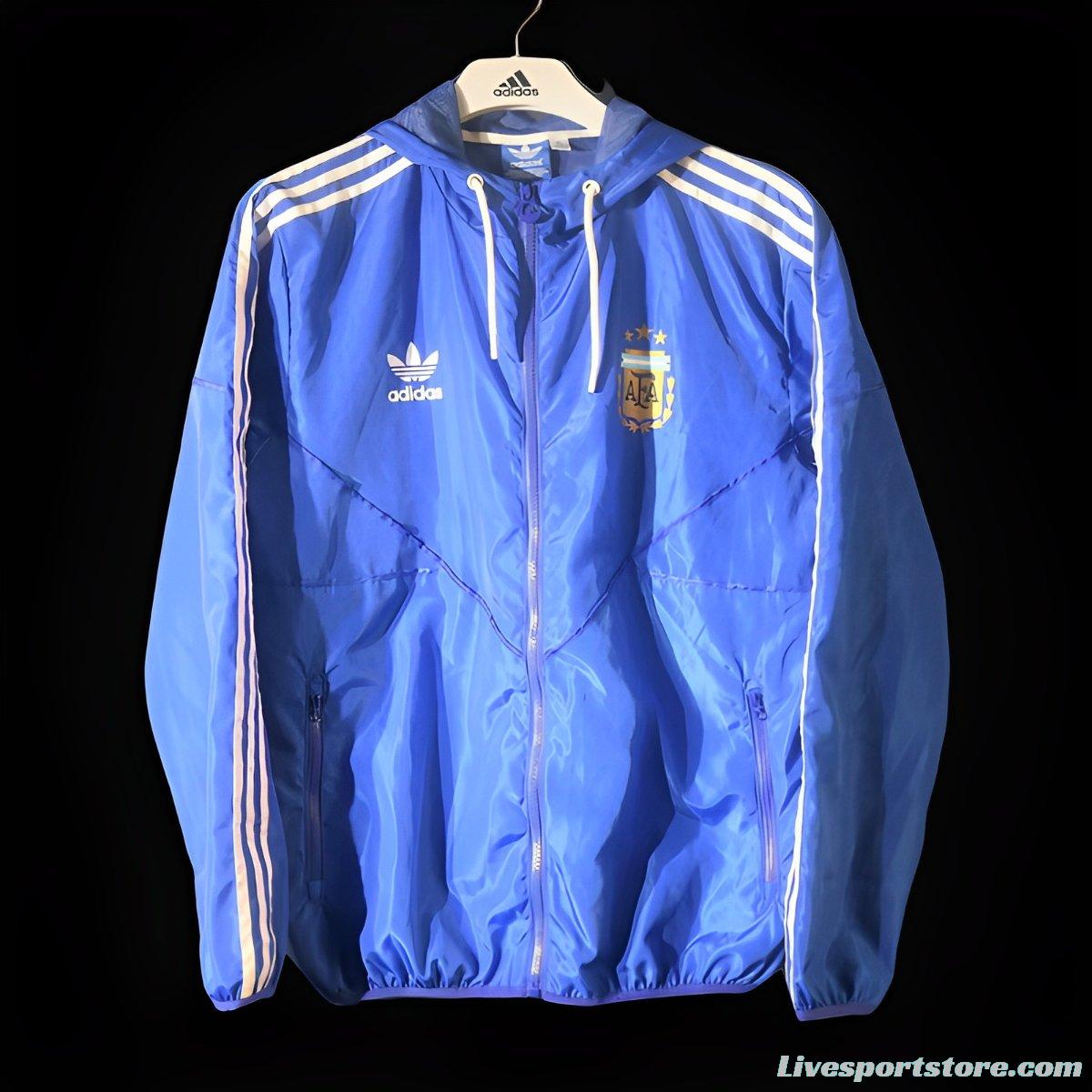 2024 Argentina Blue Windbreaker