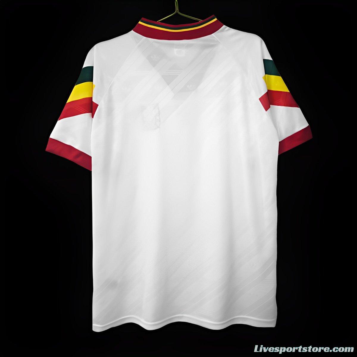 Retro 92/94 Portugal Away White Jersey